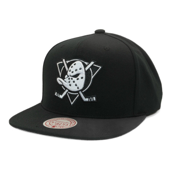 Anaheim Ducks baseball flat sapka Evergreen Black White Snapback