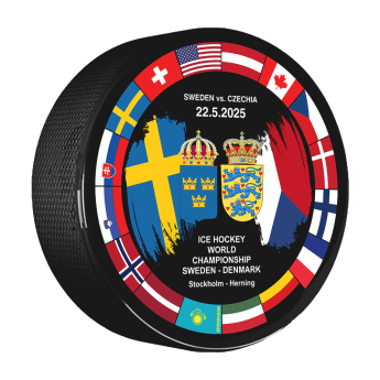 Jégkorong képviselet korong Ice Hockey World Championship Sweden | Denmark MS 2025 Dueling 22.05.2025 Sweden vs. Czechia