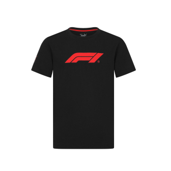 Forma 1 gyerek póló Logo black F1 Team 2025