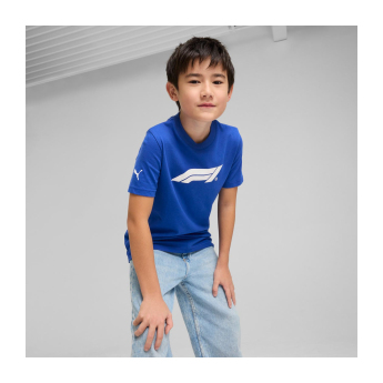 Forma 1 gyerek póló Logo blue F1 Team 2025