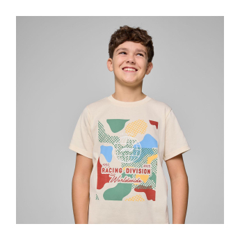 Forma 1 gyerek póló Camo Graphic beige F1 Team 2025