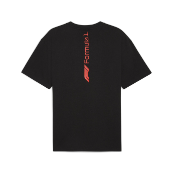 Forma 1 férfi póló Essential Relaxed Logo black F1 Team 2025