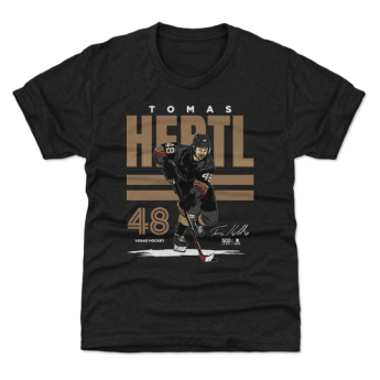 Vegas Golden Knights gyerek póló Tomáš Hertl #48 Poster WHT 500 Level
