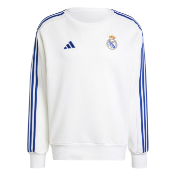 Real Madrid férfi pulóver DNA Sweat white