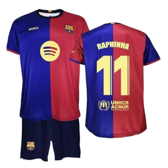 FC Barcelona gyerek szett replica 24/25 Home Raphinha