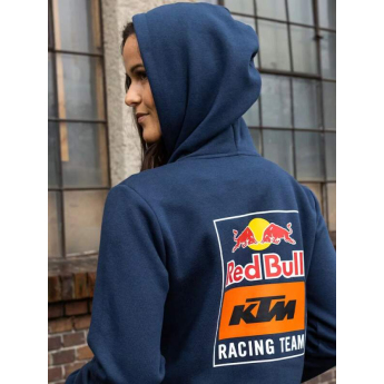 Red Bull KTM női kapucnis pulóver small logo navy 2025