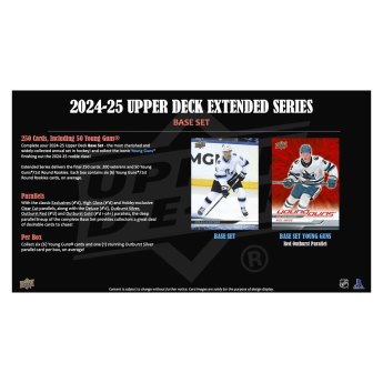 NHL dobozok NHL hokikártyák 2024-25 Upper Deck Extended Series Hobby Box