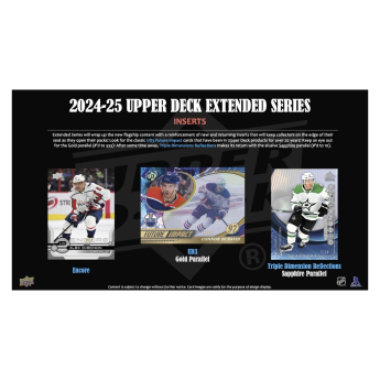 NHL dobozok NHL hokikártyák 2024-25 Upper Deck Extended Series Hobby Box