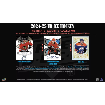 NHL dobozok NHL hokikártyák 2024-25 Upper Deck Ice Hockey Hobby Box