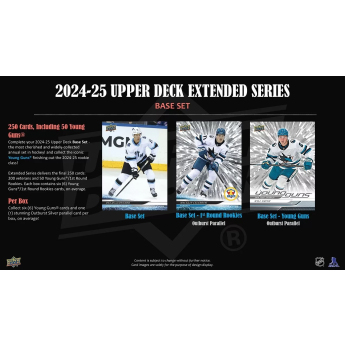 NHL dobozok NHL hokikártyák 2024-25 Upper Deck Extended Series Hockey Blaster Box