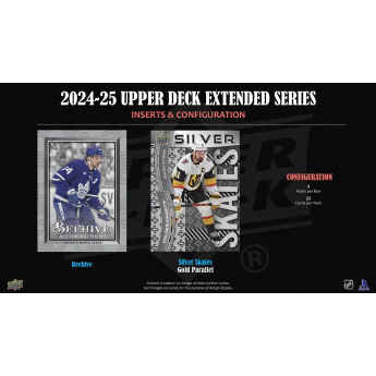 NHL dobozok NHL hokikártyák 2024-25 Upper Deck Extended Series Hockey Blaster Box