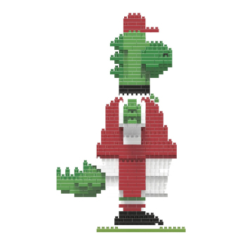 FC Arsenal építőkockák Mascot Gunnersaurus 1174 pcs
