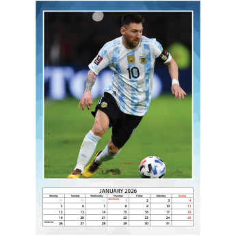 Lionel Messi naptár not official LIONEL MESSI 2026