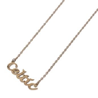 FC Celtic nyakpánt Gold Plated Name Dropper Necklace