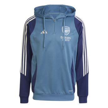 FC Arsenal férfi kapucnis pulóver Track blue