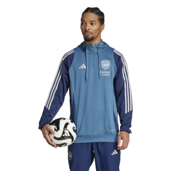 FC Arsenal férfi kapucnis pulóver Track blue