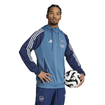 FC Arsenal férfi kapucnis pulóver Track blue