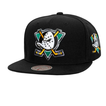 Anaheim Ducks baseball flat sapka Stripes Snapback Vntg