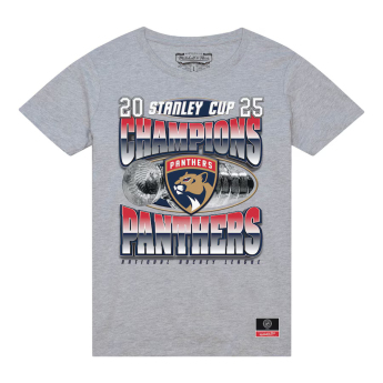 Florida Panthers férfi póló 2025 Stanley Cup Champions Victory Arch Heather Gray