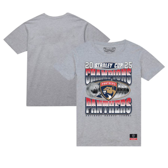 Florida Panthers férfi póló 2025 Stanley Cup Champions Victory Arch Heather Gray