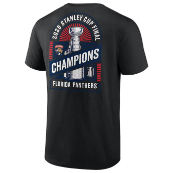 Florida Panthers férfi póló 2025 Stanley Cup Champions Shine black