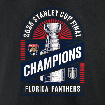 Florida Panthers férfi póló 2025 Stanley Cup Champions Shine black