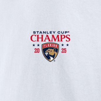 Florida Panthers férfi póló 2025 Stanley Cup Champions Jersey Roster white