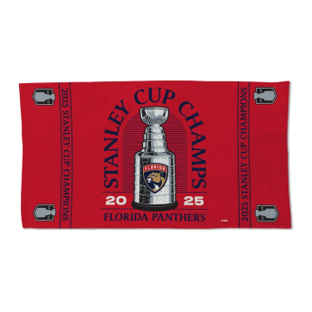 Florida Panthers fürdőlepedő 2025 Stanley Cup Champions Locker Room Double-Sided Celebration