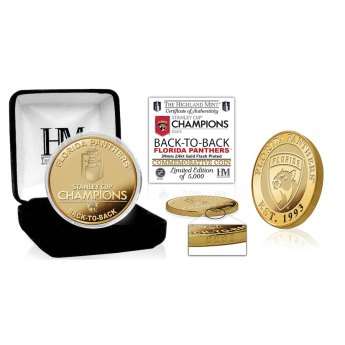 Florida Panthers gyűjtői érmék 2025 Stanley Cup Champions Gold Coin