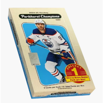 NHL dobozok NHL hokikártyák 2024-25 Upper Deck Parkhurst Champions Hockey Hobby box