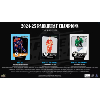 NHL dobozok NHL hokikártyák 2024-25 Upper Deck Parkhurst Champions Hockey Hobby box