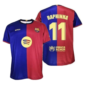 FC Barcelona futball mez replica 24/25 Home Raphinha