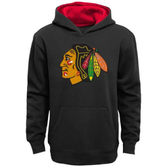 Chicago Blackhawks gyerek kapucnis pulóver Prime Logo Pullover Fleece black