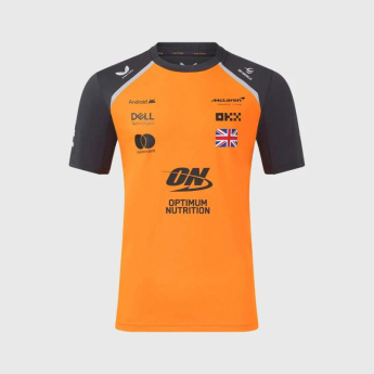 Mclaren Honda férfi póló Lando Norris official Teamline Replica orange F1 Team 2025