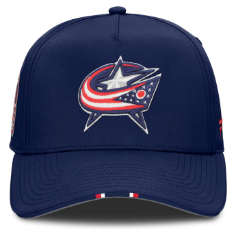 Columbus Blue Jackets baseball sapka 2025 Draft Authentic Pro Structured Adjustable