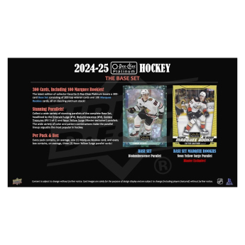 NHL dobozok NHL hokikártyák 2024-25 Upper Deck O-Pee-Chee Platinum Blaster Box