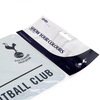 Tottenham pléh tábla metallic sign