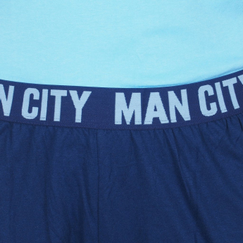 Manchester City férfi pizsama long navy