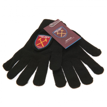 West Ham United gyerek kesztyű black