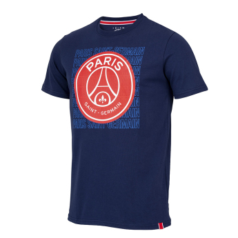 Paris Saint Germain gyerek póló square navy