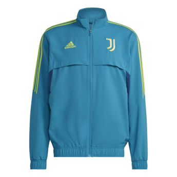 Juventus férfi futball kabát Condivo Presentation teal