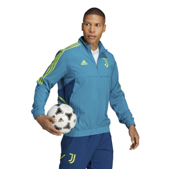 Juventus férfi futball kabát Condivo Presentation teal