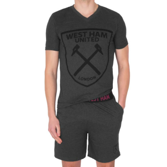 West Ham United férfi pizsama Short grey
