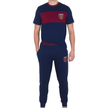 West Ham United férfi pizsama Long navy