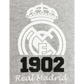 Real Madrid férfi póló Crest grey