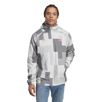 Juventus férfi kapucnis kabát Windbreaker Graphic