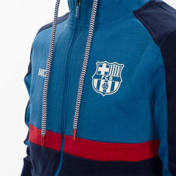 FC Barcelona gyerek kapucnis pulóver Zip Oceanic