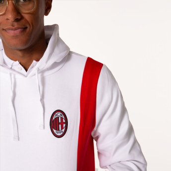 AC Milan férfi kapucnis pulóver Logo white
