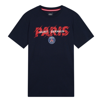Paris Saint Germain férfi póló Slogan blue