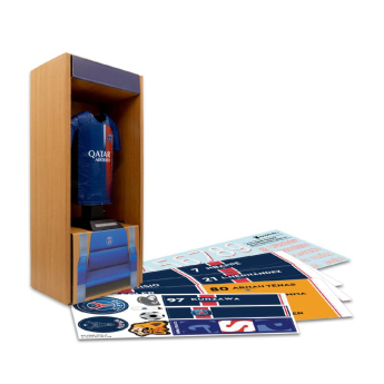 Paris Saint Germain 3D fém modell Home Jersey 2023/24 Locker Pack